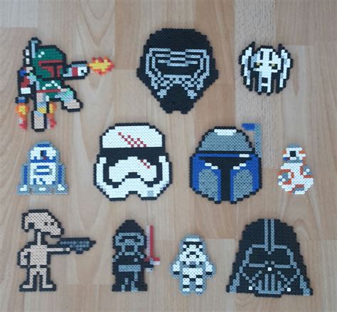 Star Wars characters/Hama perler beads | Nerdy perler beads, Melt beads patterns, Star wars ...