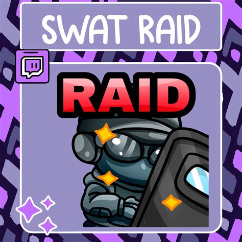 Swat Raid Emote Twitch Emote Youtube Emote Discord Emote Community Emote Streamer Emote Raid ...