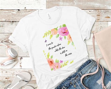 In the Garden I Come To The Garden Alone Hymn Printable | Etsy