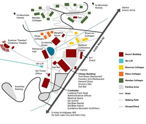 Map of Sundance Resort Sundance Resort, Riverrun, Utah Vacation, Outdoor Stage, Mandan, Sundance ...