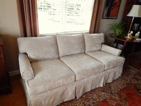 Pam Morris Sews: Velvet Sofa Slipcover