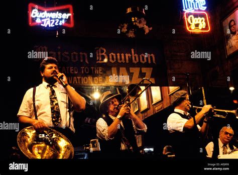 New Orleans Bourbon Street Jazz Music pub bar Stock Photo, Royalty Free Image: 5160951 - Alamy