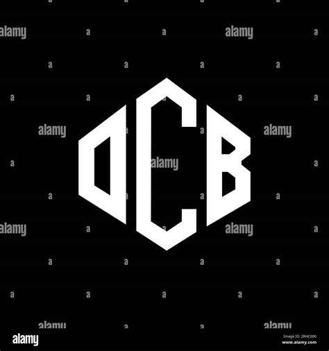 OCB letter logo design with polygon shape. OCB polygon and cube shape logo design. OCB hexagon ...