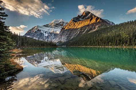 Edith Cavell Mountain Reflection in Jasper National Park Photograph by Pierre Leclerc ...