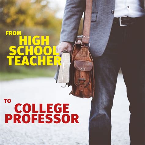 What to Know Before Moving From High School Teacher to College Professor – Ask a Tech Teacher