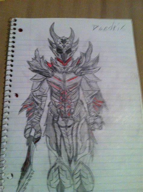 Daedric Armour - Skyrim by DeathMetalVeil on DeviantArt