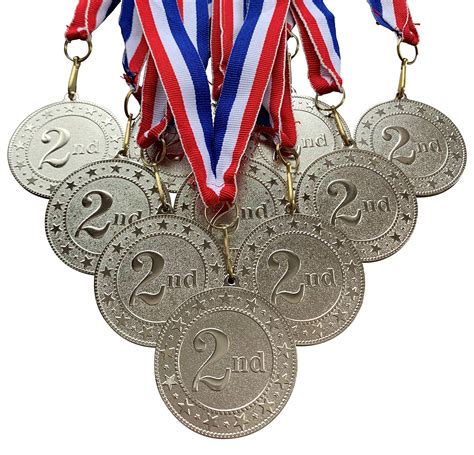 Buy Express Medals Various 10 Pack Styles of 1st 2nd 3rd Place Award Medals with Neck Ribbons ...