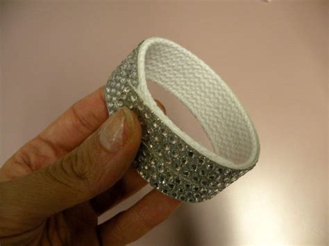 Rhinestone Cuff Bracelet · How To Make A Bangle · Jewelry Making on Cut Out + Keep