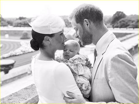 Meghan Markle & Prince Harry Share Photos from Archie's Christening ...