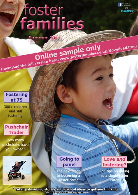 Foster Families Summer 2011 Sample by Foster Families Magazine - Issuu