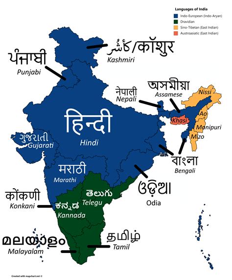 Languages of India : r/MapPorn