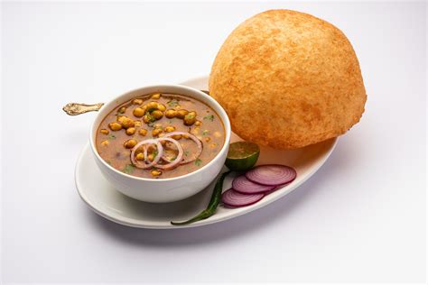 Chole bhature is a North Indian food dish. A combination of chana ...