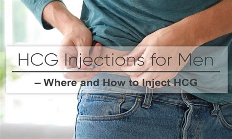 HCG Injections for Men – Where and How to Inject HCG - HCG Diet News