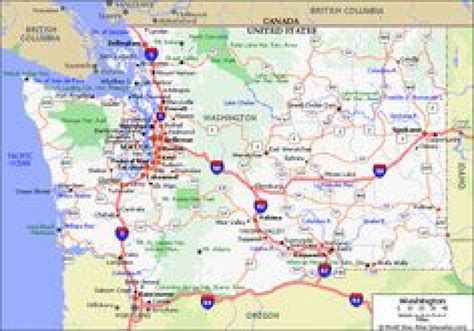 Washington State Road Map Printable - Printable Map