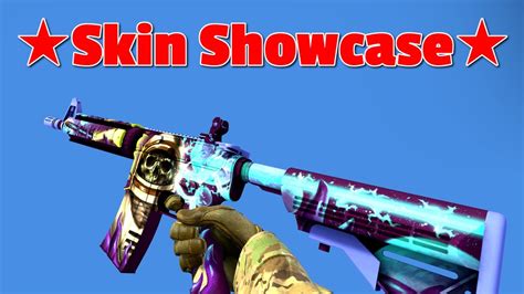 CS:GO - M4A4 Desolate Space ★ Factory New Skin Showcase (4K) - YouTube