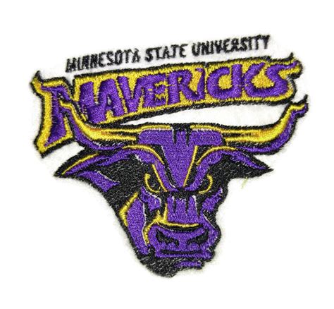 Minnesota State Mavericks Logo Embroidered Iron On Patch - Beyond ...