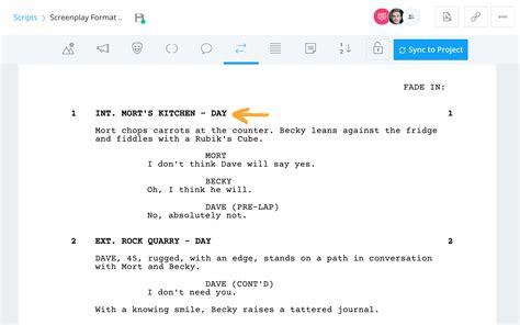 Movie Script Template Word | PDF Template