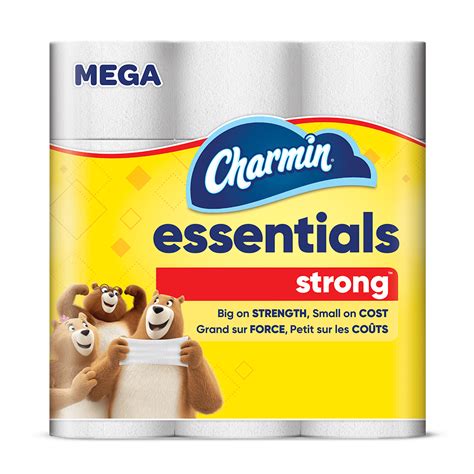 Buy Essential Strong 1-Ply Toilet Paper Mega Roll | Charmin