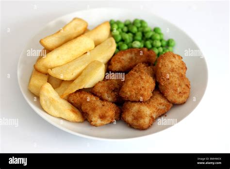 Scampi peas chips hi-res stock photography and images - Alamy