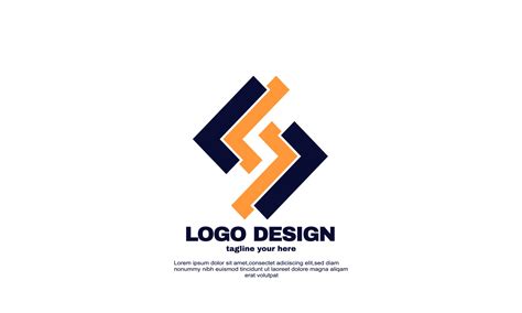 abstract creative inspiration best logo elegant geometric corporate company and business logo ...