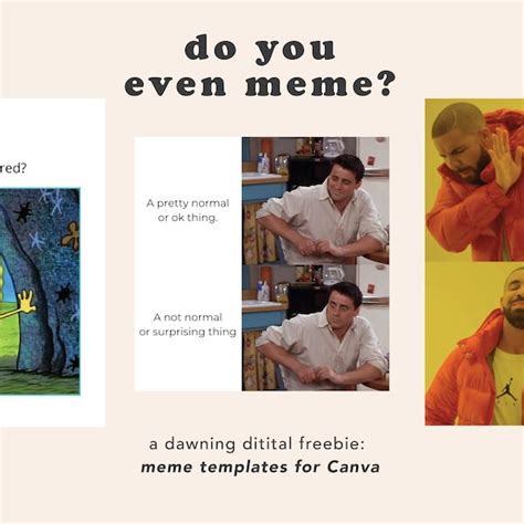 Meme Templates for Canva | Social media meme, Business meme, Social media planning