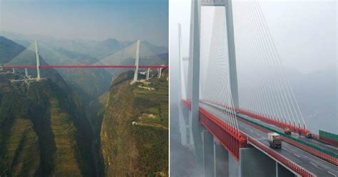 Beipanjiang Bridge, The World's Highest Bridge In Remote China Is Now Open To Traffic