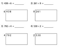 Division Models Worksheets | Area Model, Bar Model, Array