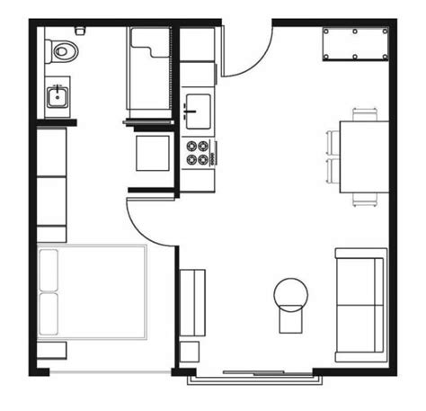 Floor Plans of The Fairfax in Los Angeles, CA