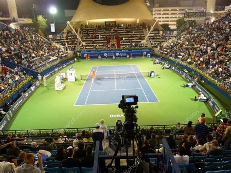 Dubai Tennis Stadium Center Court – Stock Editorial Photo © naiyyer ...