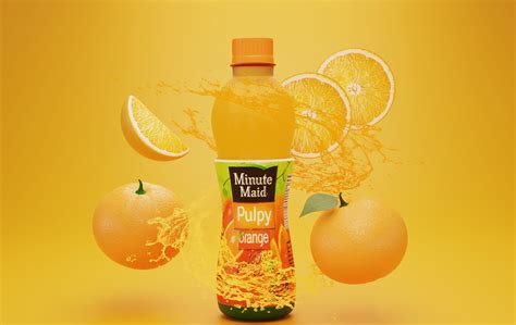 3d Product Renders || MINUTE MAID on Behance