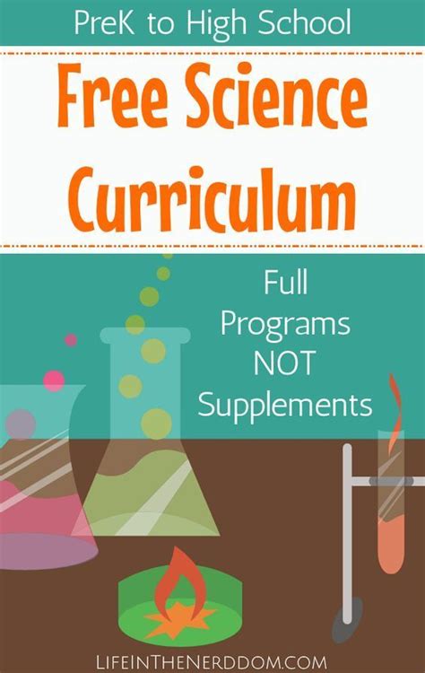 FREE Science Curriculum for All Grades (Pre-K to High School ...