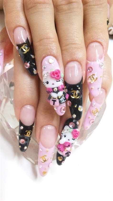 Hello Kitty Nail Art Designs for 2012|