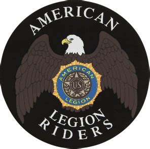 3" Legion Riders Removable Decal - American Legion Flag & Emblem