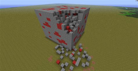 Redstone 3D ORE Block Minecraft Project