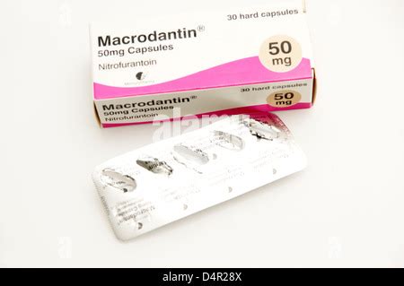 Macrodantin Nitrofurantoin antibiotic capsules (antibiotics for bladder kidney & urinary tract ...