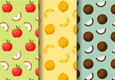 Free Cute Fruit Patterns 155550 Vector Art at Vecteezy