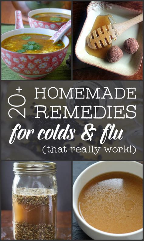 Homemade Remedies for Colds & Flu