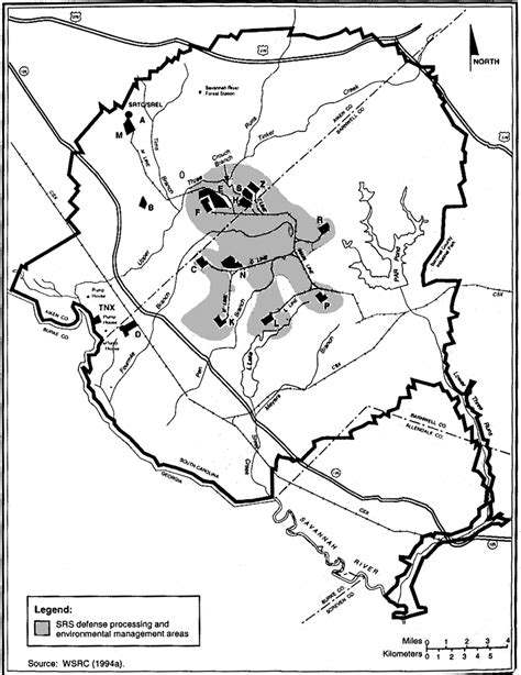 Savannah River Site Maps