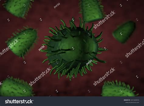 3d Illustration Close Microscope Rabies Virus Stock Illustration 1631469472 | Shutterstock