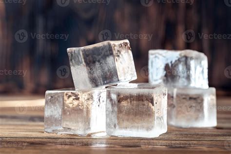 Crystal clear ice cubes 23160252 Stock Photo at Vecteezy