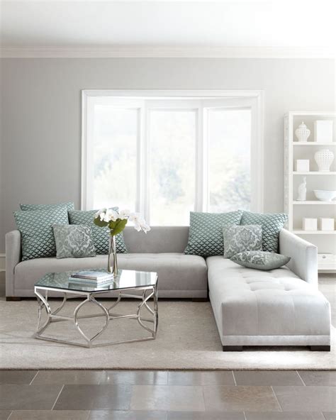 10 Inspirations Light Grey Sectional Sofas | Ideas de decoración de salón, Salones minimalistas ...