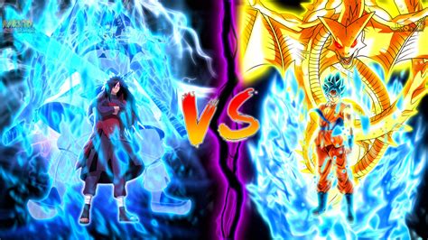 Madara Uchiha VS Son Goku by DrawingAnimes4Fun on DeviantArt