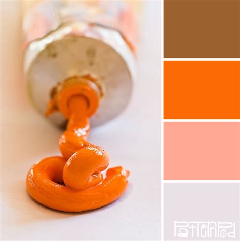 Tangerine #patternpod #patternpodcolor #color #colorpalettes | Сочетание цветов, Цветовые ...