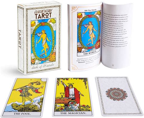 Buy Dionysus Classic Design Tarot Cards Deck with Guidebook Online at ...