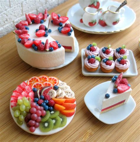 Pastry | Clay food, Miniature food, Mini foods