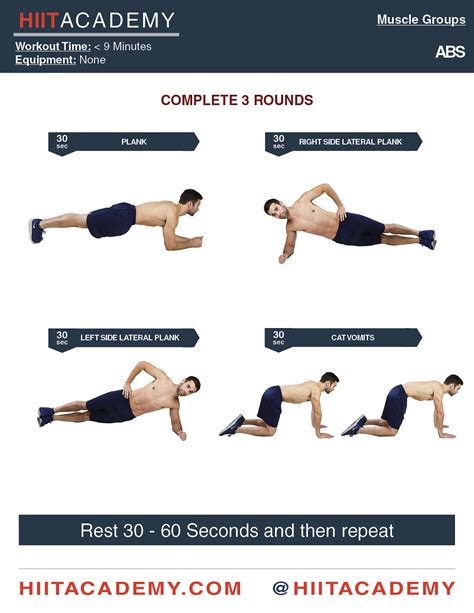 Intense Isometric Abs | HIIT Academy | HIIT Workouts | HIIT Workouts ...