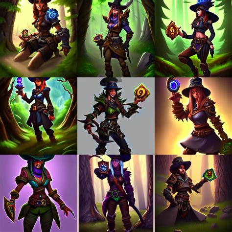 Full body Hearthstone official professional art, with | Stable Diffusion | OpenArt