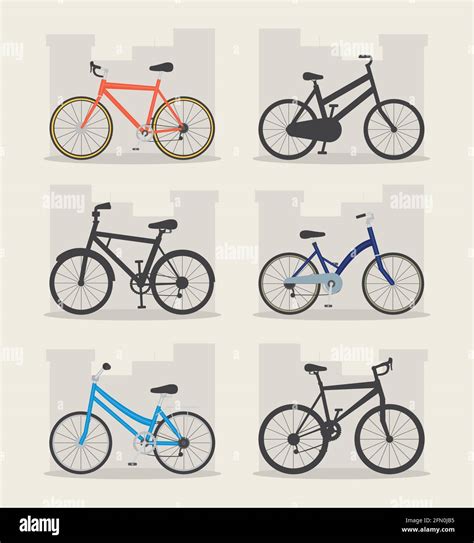 Types of bikes Stock Vector Images - Alamy