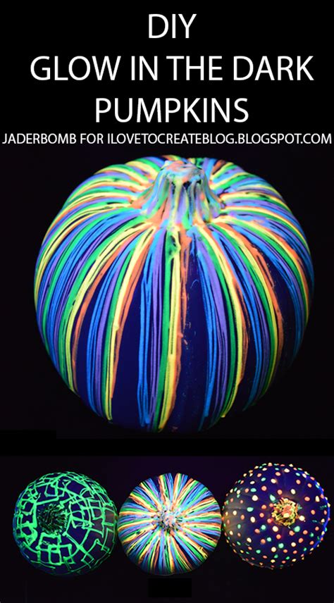 iLoveToCreate Blog: DIY Glow in the Dark Pumpkins | Halloween diy ...