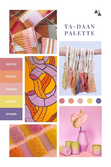 TA-DAAN color palettes | Craft lovers, Color palette yellow, Color inspiration